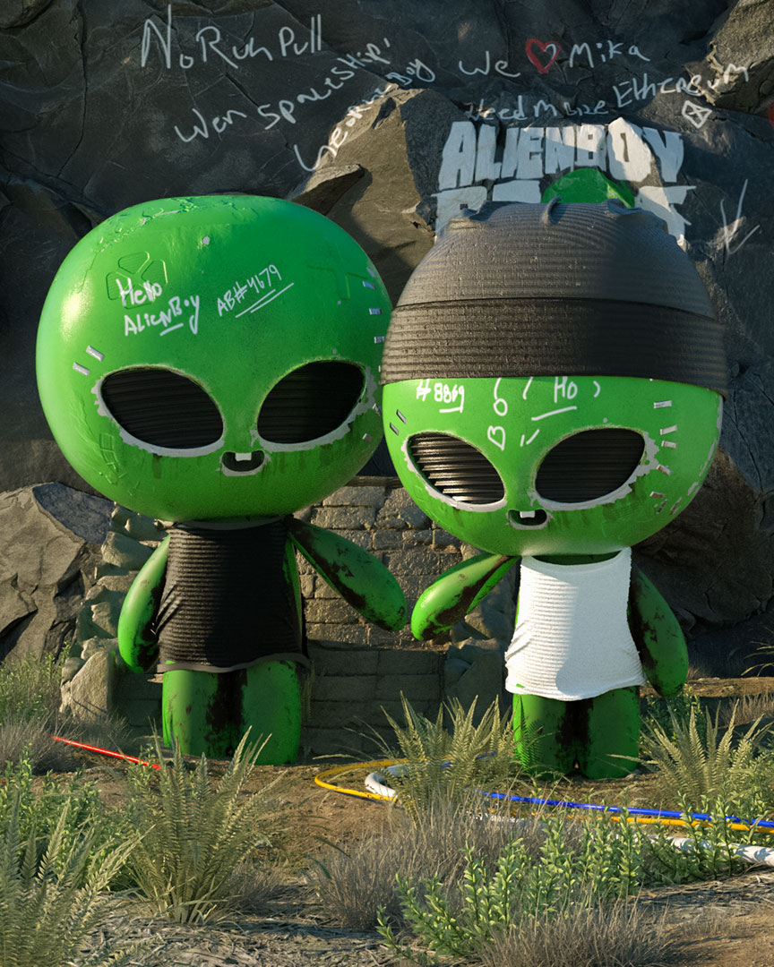 The Alien Boy Bros NFT Sammlung